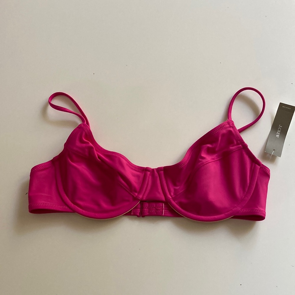 J. Crew 1993 Underwire Bikini Top - Color: Radiant Fuchsia Size: 36B NWT